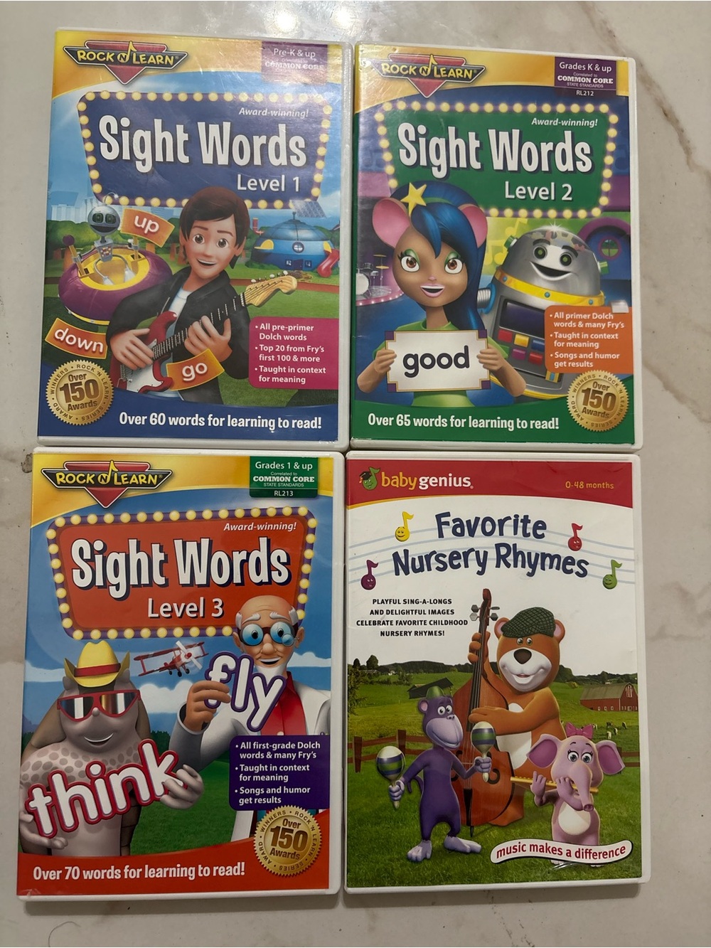 Sight words dvd level 1-3